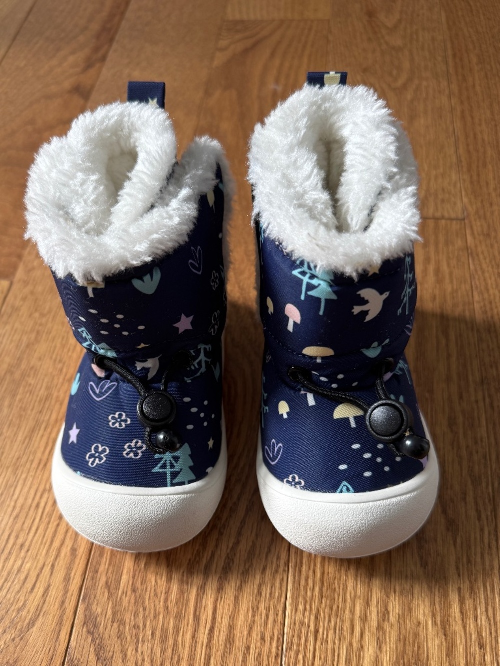 Jan & Jul Baby Winter Boots | Navy Forest Size 5